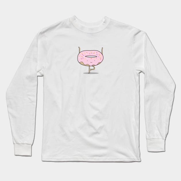 Yoga Doughnut Long Sleeve T-Shirt by itscathywu